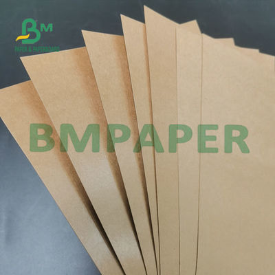 Rollo del papel de embalaje de Brown Kraft de la categoría alimenticia capa de 300g + de 15g PE para empaquetar