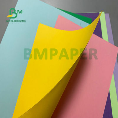 Hoja de papel artesanal Bristol sin madera sin recubrimiento colorido para DIY