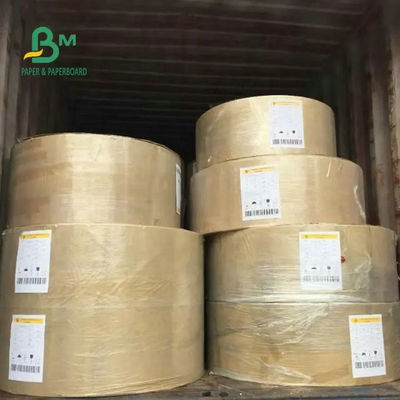 El tablero del trazador de líneas de Oilproof Brown Kraft, PE cubrió Rolls de papel para el envasado de alimentos 70gsm 80gsm 90gsm