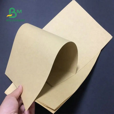 El tablero del trazador de líneas de Oilproof Brown Kraft, PE cubrió Rolls de papel para el envasado de alimentos 70gsm 80gsm 90gsm