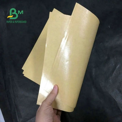 El tablero del trazador de líneas de Oilproof Brown Kraft, PE cubrió Rolls de papel para el envasado de alimentos 70gsm 80gsm 90gsm