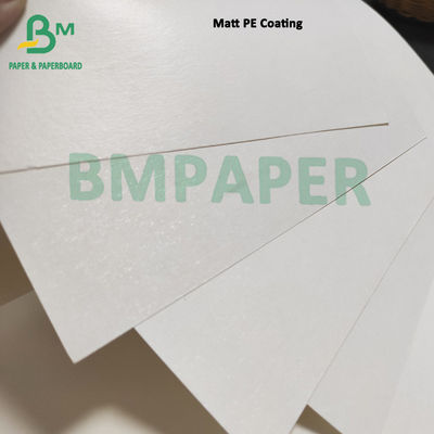 El tablero de papel modificado para requisitos particulares de la acción blanca de la taza con 1 PE 2 PE cubrió sin recubrimiento
