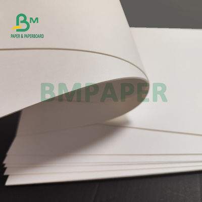 papel impermeable a la grasa blanco de 230gsm + de 15g PE para el paquete 700m m de la fiambrera de los alimentos de preparación rápida