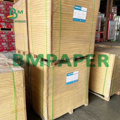 hoja de papel Grey Straw Board For Packaging Boxes de 889 x 1194 milímetros