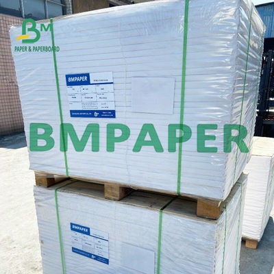 C2S blancos Papel brillante de seda de arte, 100lb mandan un SMS al papel para las etiquetas de la ropa