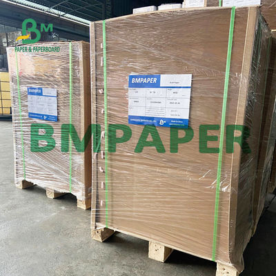 Rollo de papel 200g 300g de Kraft del congelador revestido blanco de la parte posterior para los Overpacks de la comida congelada