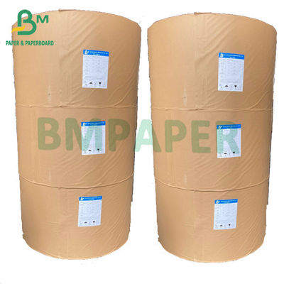 Papel de Kraft de saco blanco blanqueado 80gsm de alta resistencia para el OEM de los bolsos