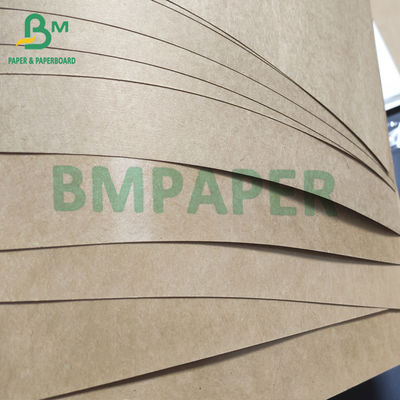 Cuenco de sopa natural degradable de la acción de la taza del FDA Brown Kraft 250gsm de papel