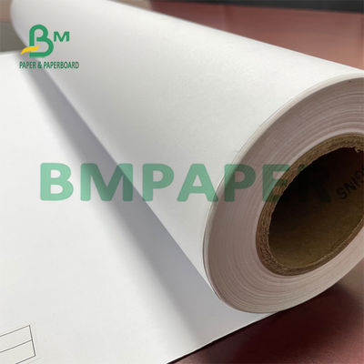 blanco del chorro de tinta del trazador de 80g los 914x50m Papel para el rollo del papel de la fotocopia
