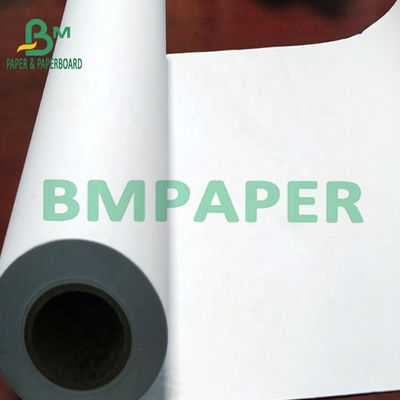 80g 30 pulgadas - rollo sin recubrimiento del papel de trazador de Papel cad del alto de la blancura chorro de tinta del trazador