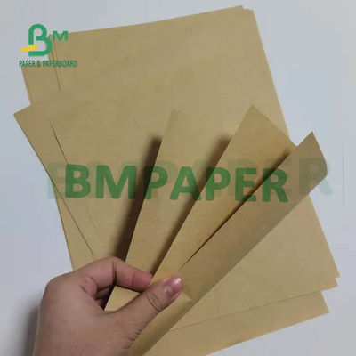 papel sin blanquear extensible Rolls de 70gsm Kraft para el bolso 1020m m 510m m del cemento