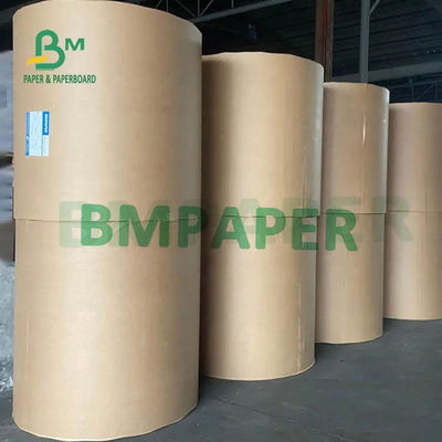 papel sin blanquear extensible Rolls de 70gsm Kraft para el bolso 1020m m 510m m del cemento