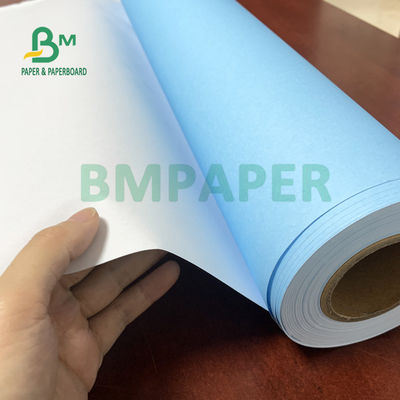 papel de trazador azul lateral de 80gsm uno cad para dirigir 610m m el x 150m