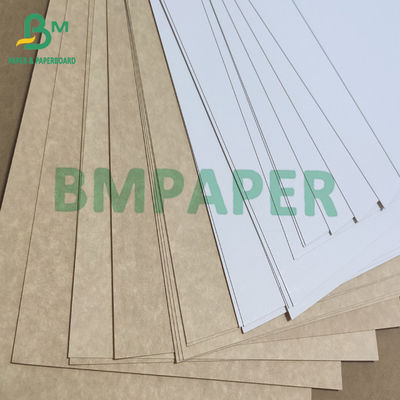 Parte posterior revestida blanca 325gsm de papel de Kraft del tablero del cartón plegable de la comida