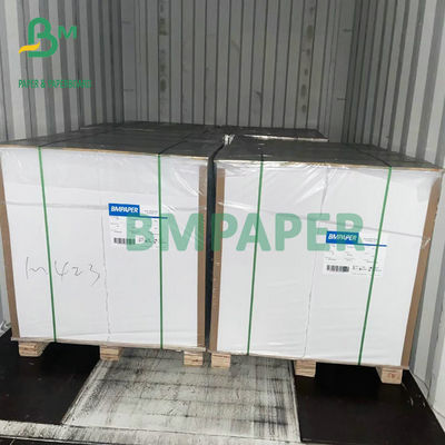 Papel de seda 80lb blanco estupendo 100lb 24&quot; del lustre del texto del alto brillo X 36&quot;