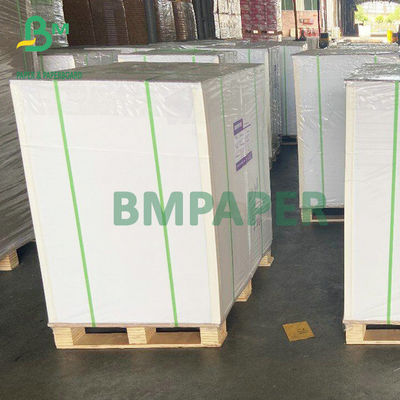 Papel de seda 80lb blanco estupendo 100lb 24&quot; del lustre del texto del alto brillo X 36&quot;