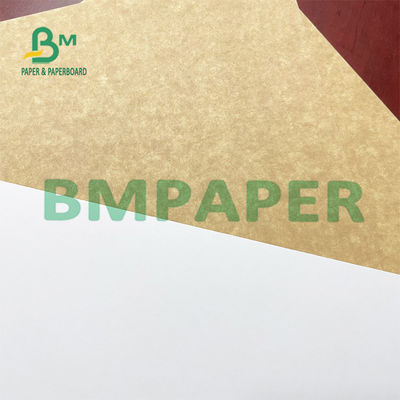 325GSM cubrió el tablero blanco de Kraft con Brown detrás para la caja del bocado
