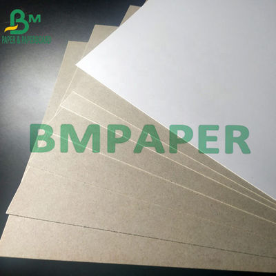 200g - 450g cubrió al tablero de papel a dos caras blanco con Grey Back Recycled Pulp Material