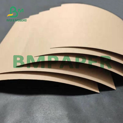 color sin blanquear de papel extensible de Kraft de saco de 70g 80g Brown para la industria