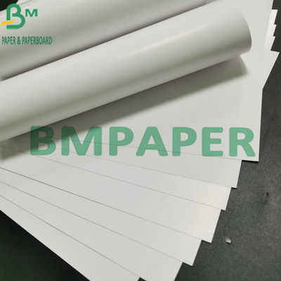 C2S cubren el papel de seda del lustre, 120g 24 × 36&quot; el texto blanco Art Paper Double Sides Coated brillante