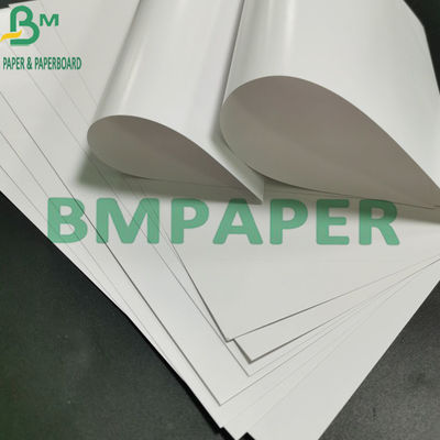 C2S cubren el papel de seda del lustre, 120g 24 × 36&quot; el texto blanco Art Paper Double Sides Coated brillante