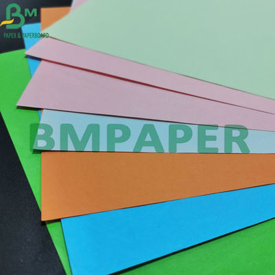 papel superficial liso de la tarjeta del color 80g con colores de neón superiores