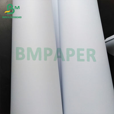 el dibujo 70gsm modela el papel de trazador blanco sin recubrimiento 60&quot; Rolls