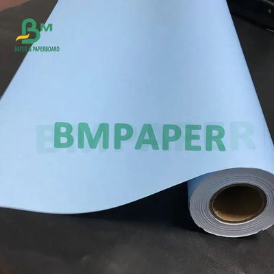 el solo lado/el doble de 80gsm 20lb echa a un lado impresión azul de Digitaces del rollo del papel de trazador