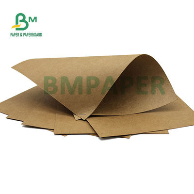 papel de envasado de alimentos 250gsm, papel de Brown Kraft para la comida Tray Folding Resistant 79 el x 109cm