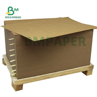 papel de envasado de alimentos 250gsm, papel de Brown Kraft para la comida Tray Folding Resistant 79 el x 109cm