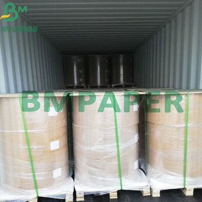 Blanco de papel de Kraft de la categoría alimenticia de la pulpa 325gsm de la Virgen cubierto con Brown detrás