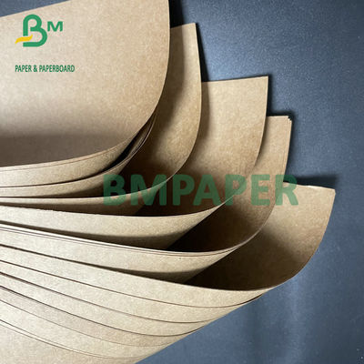 Papel semi extensible Brown de la fuente 70gsm 75gsm Kraft del BM para el cemento que embala