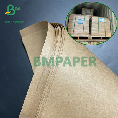 Papel semi extensible Brown de la fuente 70gsm 75gsm Kraft del BM para el cemento que embala