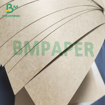Tablero revestido polivinílico material Brown natural de papel de Kraft de la caja para llevar