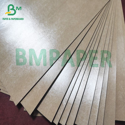 Tablero revestido polivinílico material Brown natural de papel de Kraft de la caja para llevar