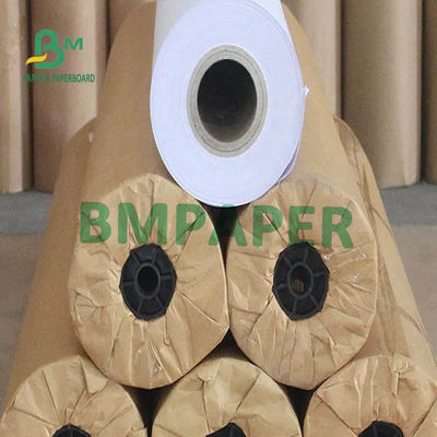 La Virgen gruesa del papel de dibujo de ingeniería del cad 80gr 20lb reduce el rollo a pulpa blanco