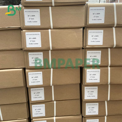 2&quot; rollo blanco 24&quot; del enlace de Jet Engineering Paper 20# cad de la tinta de la base x los 300ft
