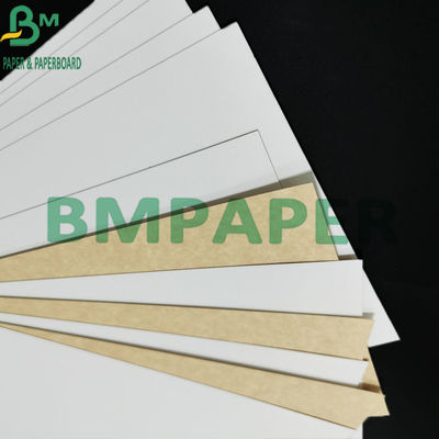 la categoría alimenticia 300gsm cubrió el papel de Kraft blanco con Brown detrás para el envase de comida