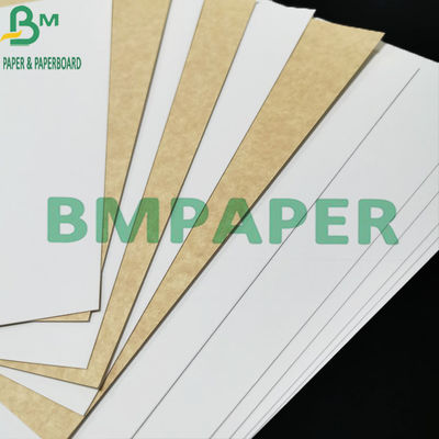 la categoría alimenticia 300gsm cubrió el papel de Kraft blanco con Brown detrás para el envase de comida
