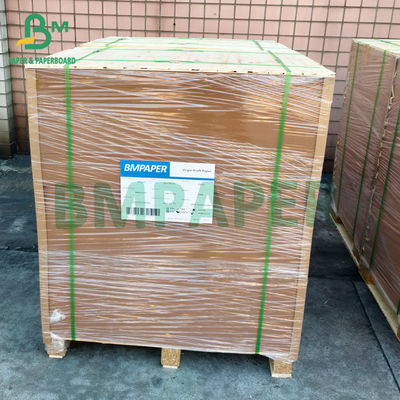 Papel de Kraft de alta resistencia de papel de la Virgen de Kraft 80gsm 90gsm del bolso resistente