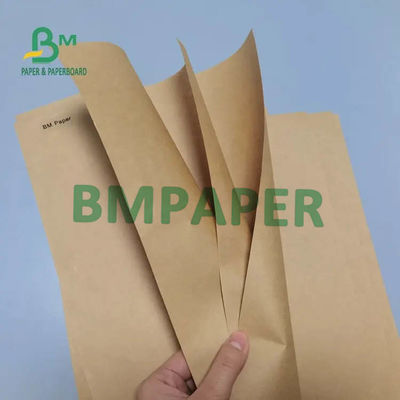 Brown extensible Kraft Rolls de papel para el saco Kraft 70g 80g 85g 100g 120g del arroz
