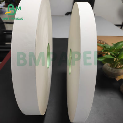 Comida 24gsm seguro Straw Wrap Paper White Color 27m m x 6000 metros de Rolls