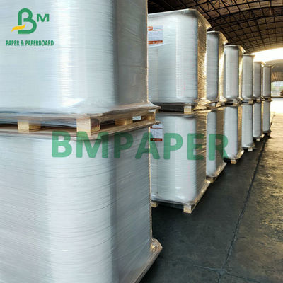 papel de embalaje del enchufe 28gsm 22m m a 53m m de ancho los 5000m largo diámetro del rollo de 550m m