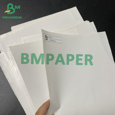 papel de etiqueta blanco de la cerveza de 65gsm 70gsm 75gsm para la impresión en offset los 49cm los 68cm los 75cm