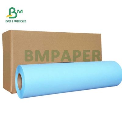 papel azul de 80gsm Digital para el dibujo de ingeniería 20&quot; 24&quot; X 50yards base de 2 pulgadas