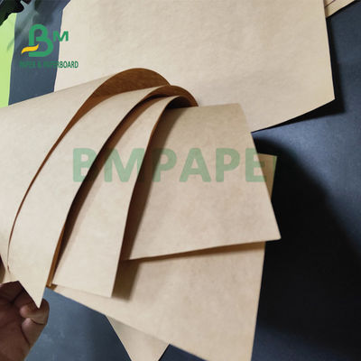 Alto papel extensible de 75gsm 80gsm Brown Kraft para el bolso 100 los x 69cm del cemento
