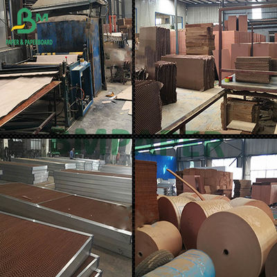 Rollo de enfriamiento del papel de fuerza mojada del papel 70gsm 80gsm 90gsm 100gsm de Brown Kraft del cojín alto