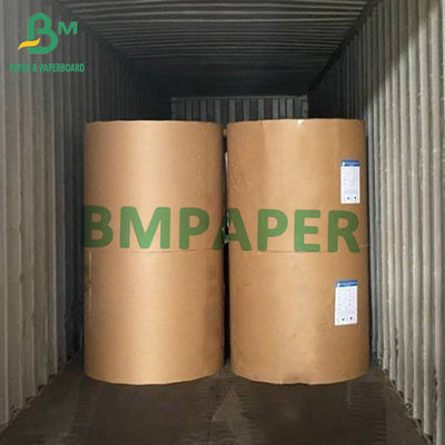 Rollo de enfriamiento del papel de fuerza mojada del papel 70gsm 80gsm 90gsm 100gsm de Brown Kraft del cojín alto