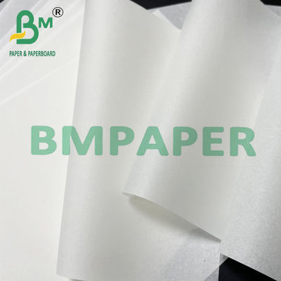 papel blanco de Oilproof de la categoría alimenticia de 210g 220g 230g para la hamburguesa y la comida aceitosa
