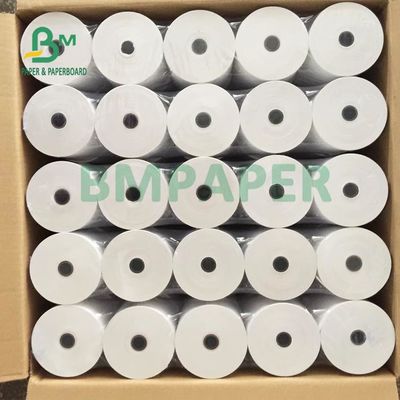 rollo termal del papel de la posición de la impresora de la máquina del cajero automático 65gsm para el supermercado 80 x 80m m